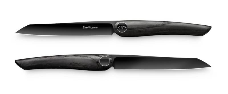 Nesmuk JANUS Steakmesser, 2er-Set Mooreiche von Nesmuk