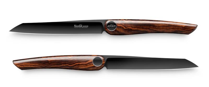 Nesmuk JANUS Steakmesser, 2er-Set Wüsteneisenholz von Nesmuk