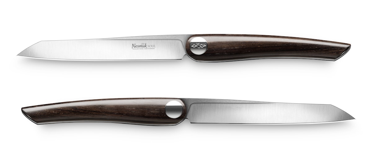 Nesmuk SOUL Steakmesser, 2er-Set Grenadill von Nesmuk
