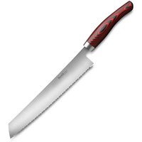 Nesmuk Soul Brotmesser 27 cm - Niobstahl - Griff Micarta rot von Nesmuk