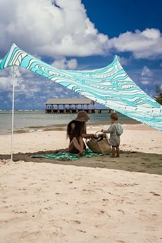 Neso Tents Grande Strandzelt, 2,1 m hoch, 2,7 x 2,7 m, verstärkte Ecken und Kühltasche (Schwellungen) von Neso