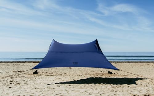 Neso Zelte Gigante Beach Zelt, 2,5 m hoch, 3,3 m (11 ft) x 3,3 m (11 ft), Verstärkte Ecken und Kühlfach(Marine) von Neso