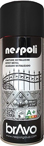 AEROSOL Black Paint - Pro Paint with Metallic Effect - 400ml AEROSOL Black Paint - Pro Paint with Metallic Effect - 400ml von Nespoli