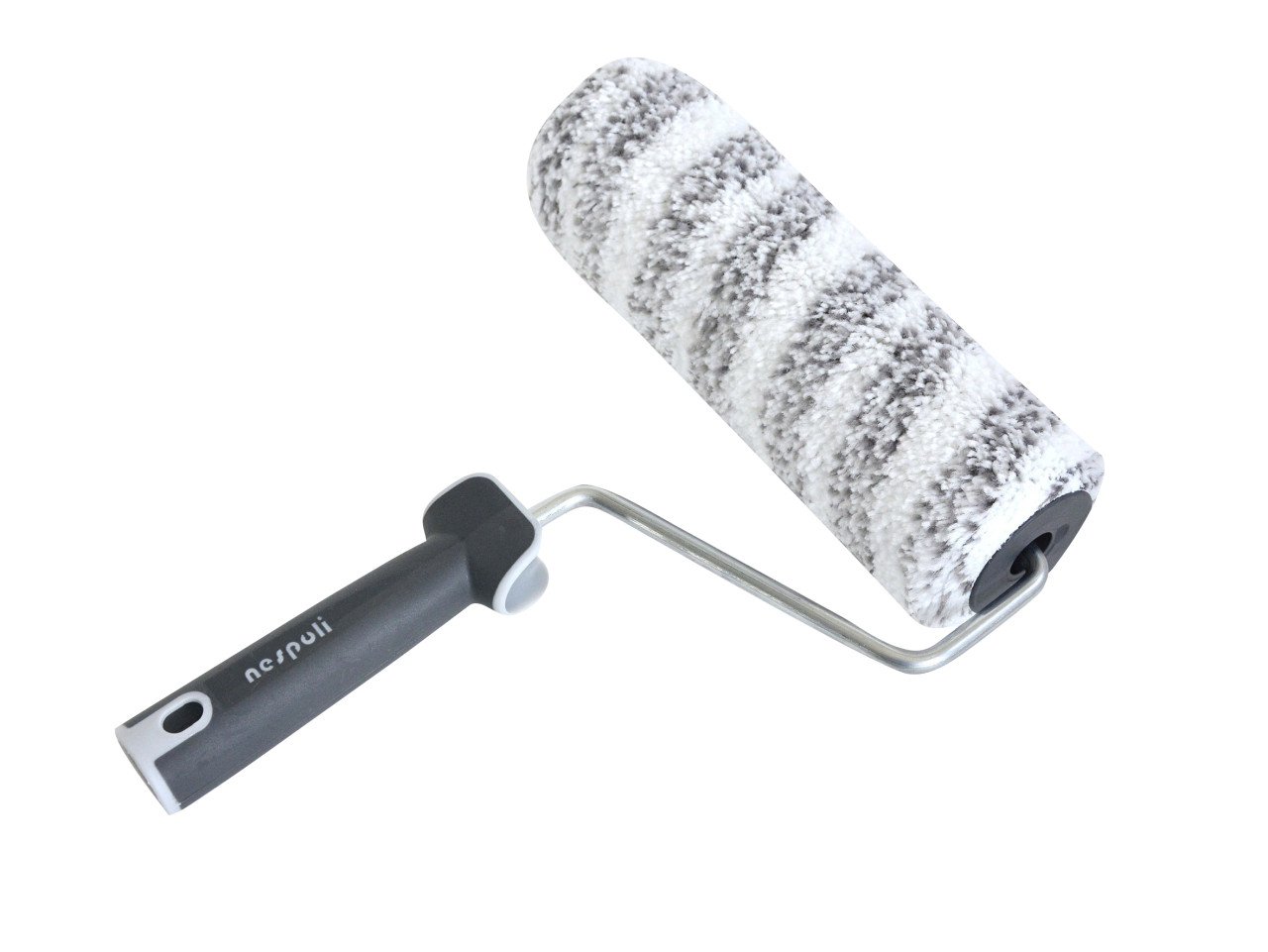 Nespoli Farbroller GreyTop 28 cm mit Soft-Touch Griff von Nespoli