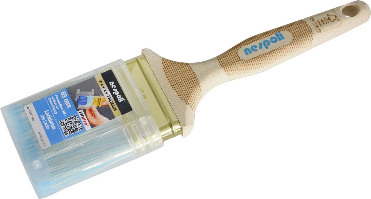 Nespoli FillPro Flachpinsel alle Lacke LaserTouch-Griff 8. Stärke, 65 mm von Nespoli