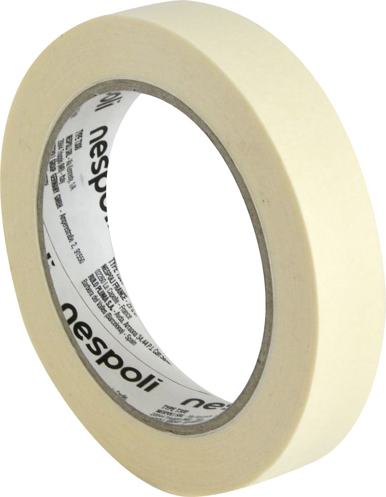 Nespoli Flachkreppband gelb 19 mm x 50 m Nespoli Flachkreppband gelb 19 mm x 50 m von Nespoli