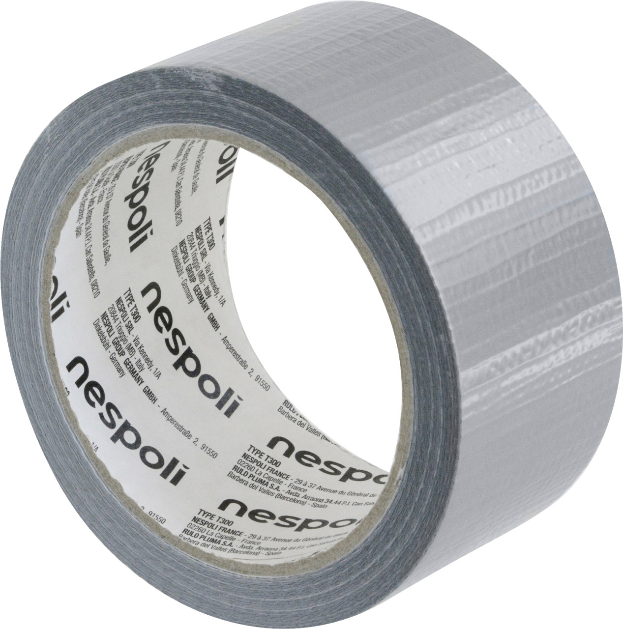 Nespoli Gewebeband Profi silber 50 mm x 25 m Nespoli Gewebeband Profi silber 50 mm x 25 m von Nespoli