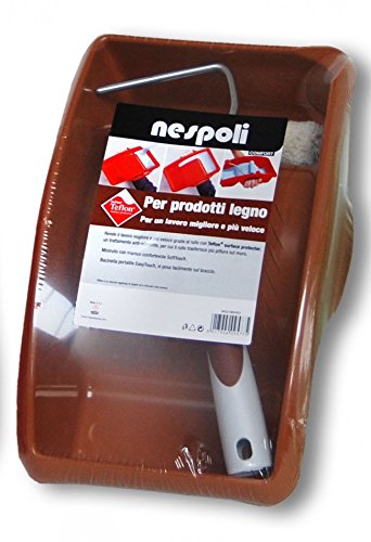 Nespoli Kit mit Wanne und Mini TEFLON-11 cm Lack für Holz von Nespoli
