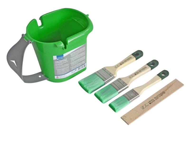 Nespoli Lasurpinsel-Set mit Farbbecher 5-teilig von Nespoli