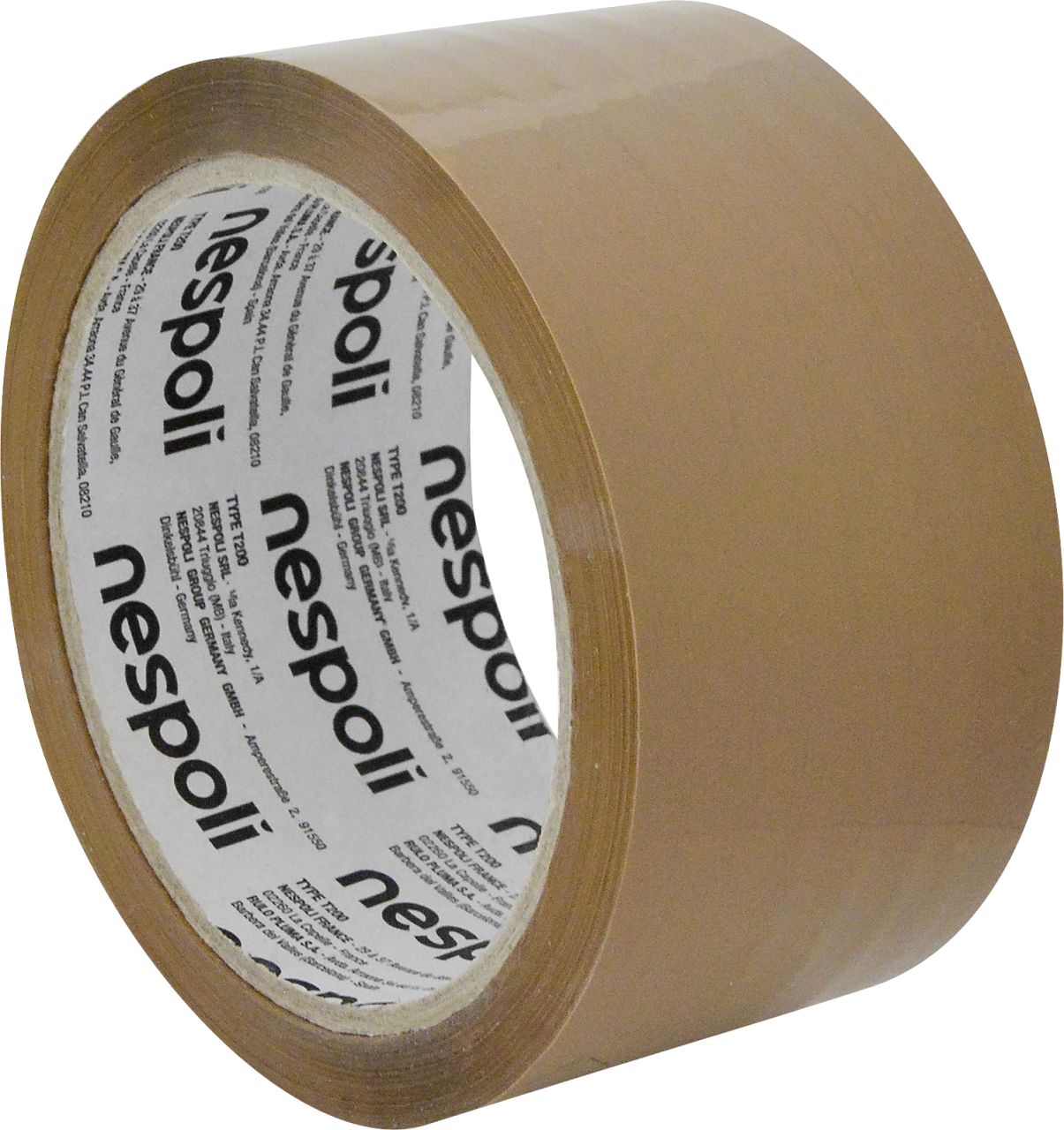 Nespoli Profi Packband braun leise abrollend 50 mm x 66 m von Nespoli