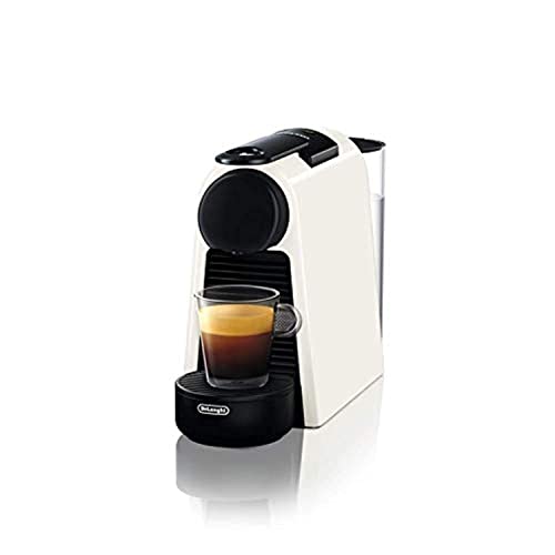 De'Longhi Nespresso Essenza Mini | EN 85.W Kaffeekapselmaschine | Gratis Welcome Set mit 16 Nespresso Kapseln | 19 bar Pumpendruck | Kleine Stellfläche | Weiß von Nespresso