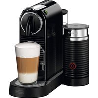 Nespresso Kapselmaschine "CITIZ EN 267.BAE von DeLonghi, Schwarz", inkl. Aeroccino Milchaufschäumer, Willkommenspaket mit 7 Kapseln von Nespresso