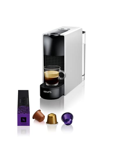 Nespresso Krups XN110E Essenza Mini kompakte Kaffee-Kapselmaschine | 1260 W | 19 bar Pumpendruck | automatische Abschaltung | Silber Nespresso Krups XN110E Essenza Mini kompakte Kaffee-Kapselmaschine | 1260 W | 19 bar Pumpendruck | automatische Abschaltung | Silber von Nespresso