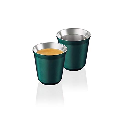 Nespresso Pixie Metall Becher Tasse - Grün (Fortissio Lungo) von Nespresso