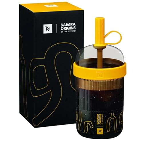 Nespresso Reisebecher, Samra Tumbler x The Weeknd, limitierte Auflage, nur für kalte Getränke, 540 ml, Gelb von Nespresso