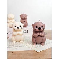 Kerze Otter | Tierkerze Niedliche Geschenkidee Handgemachte Kerze Otter | Tierkerze Niedliche Geschenkidee Handgemachte von NessasAtelier