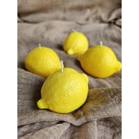 Kerze Zitrone | Zitronenkerze Lemon Sommer Ohne Duft Kerze Zitrone | Zitronenkerze Lemon Sommer Ohne Duft von NessasAtelier