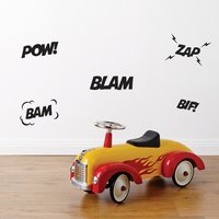 Superhelden-stoff-Wand-sticker | Wandtattoos Baumschule & Kids Dekor von NestAccessories