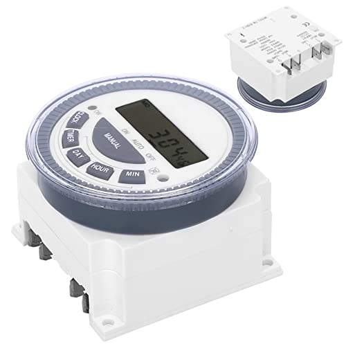 Digitaler Programmierbarer Timer, Zeitschaltuhr, Digitaler LCD-Power-Timer-Schalter, Minutensteuerungsschalter, 1NO 1NC Digitaler Programmierbarer Timer, Zeitschaltuhr, Digitaler LCD-Power-Timer-Schalter, Minutensteuerungsschalter, 1NO 1NC von NestNiche