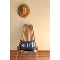 Das Surf Kissen in Navy Blau Und Weiß von NestaHome