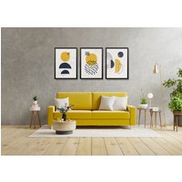 Abstrakter Kunstdruck Trio - 3 Stück Wandkunst 3Er Set Versandfertig Home Decor Moderne Wohnzimmer Kunst von NestandCradle