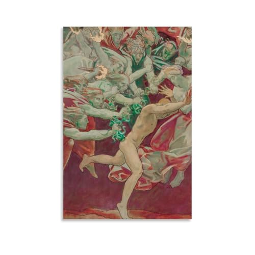 Murals Poster auf Leinwand, Motiv: Orestes und Furies, Malerei, Büro, Zuhause, Wanddekoration, 50 x 75 cm Murals Poster auf Leinwand, Motiv: Orestes und Furies, Malerei, Büro, Zuhause, Wanddekoration, 50 x 75 cm von Nestemfo
