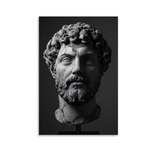 Nestemfo Marcus Aurelius, Skulptur-Poster, Leinwand, Kunst, Gemälde, Büro, Zuhause, Wanddekoration, 40 x 60 cm Nestemfo Marcus Aurelius, Skulptur-Poster, Leinwand, Kunst, Gemälde, Büro, Zuhause, Wanddekoration, 40 x 60 cm von Nestemfo