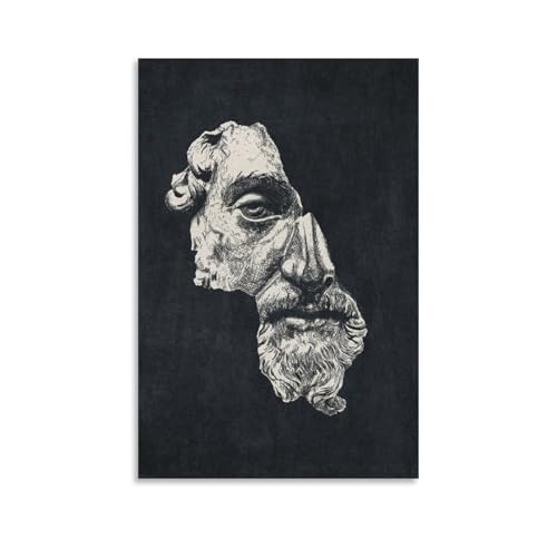 Nestemfo Marcus Aurelius Poster, Leinwand, Kunstdruck, Gemälde, Büro, Zuhause, Wanddekoration, 60 x 90 cm Nestemfo Marcus Aurelius Poster, Leinwand, Kunstdruck, Gemälde, Büro, Zuhause, Wanddekoration, 60 x 90 cm von Nestemfo