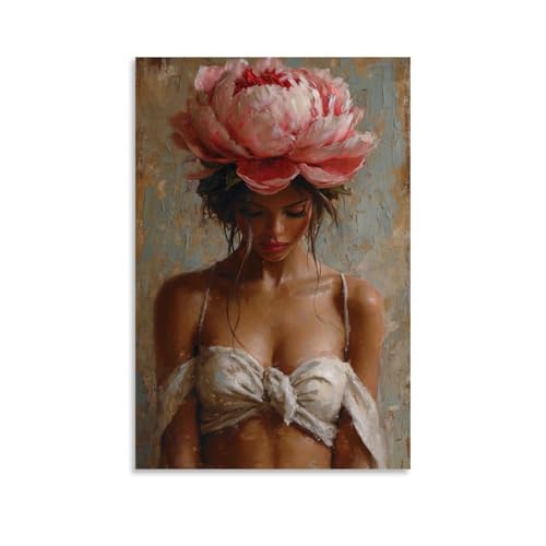 Nestemfo Mullato Mädchen-Poster auf Leinwand, Kunst, Gemälde, Büro, Zuhause, Wanddekoration, 20 x 30 cm Nestemfo Mullato Mädchen-Poster auf Leinwand, Kunst, Gemälde, Büro, Zuhause, Wanddekoration, 20 x 30 cm von Nestemfo