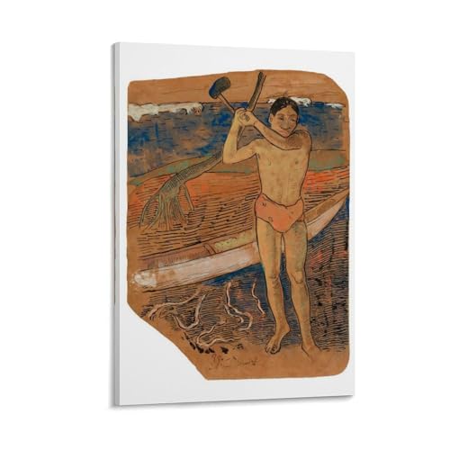 Nestemfo Poster auf Leinwand, Motiv: Mann mit einer Axt, Wanddekoration, 30 x 45 cm Nestemfo Poster auf Leinwand, Motiv: Mann mit einer Axt, Wanddekoration, 30 x 45 cm von Nestemfo
