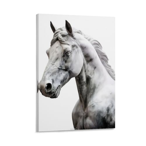 Nestemfo Poster mit Marmorpferd V3, Leinwandkunst, Gemälde, Büro, Zuhause, Wanddekoration, 20 x 30 cm Nestemfo Poster mit Marmorpferd V3, Leinwandkunst, Gemälde, Büro, Zuhause, Wanddekoration, 20 x 30 cm von Nestemfo