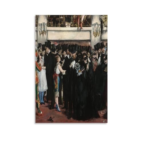 Nestemfo Poster mit Maskenball an der Oper, Leinwandkunst, Gemälde, Büro, Zuhause, Wanddekoration, 20 x 30 cm Nestemfo Poster mit Maskenball an der Oper, Leinwandkunst, Gemälde, Büro, Zuhause, Wanddekoration, 20 x 30 cm von Nestemfo