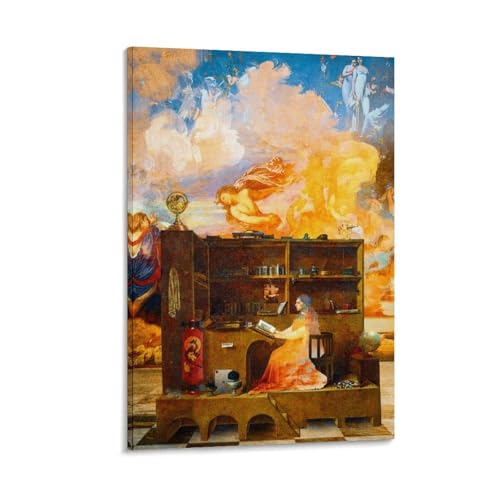 Nestemfo Renaissance-Surrealismus-Kunstposter auf Leinwand, Kunst, Gemälde, Büro, Zuhause, Wanddekoration, 20 x 30 cm Nestemfo Renaissance-Surrealismus-Kunstposter auf Leinwand, Kunst, Gemälde, Büro, Zuhause, Wanddekoration, 20 x 30 cm von Nestemfo