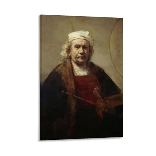 Nestemfo SelfPortrait Rembrandt Poster auf Leinwand, Kunst, Gemälde, Büro, Zuhause, Wanddekoration, 60 x 90 cm Nestemfo SelfPortrait Rembrandt Poster auf Leinwand, Kunst, Gemälde, Büro, Zuhause, Wanddekoration, 60 x 90 cm von Nestemfo