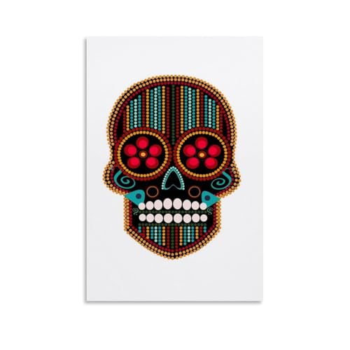 Nestemfo Totenkopf-Vektor-Hintergrund, Poster, Leinwand, Kunst, Gemälde, Büro, Zuhause, Wanddekoration, 50 x 75 cm Nestemfo Totenkopf-Vektor-Hintergrund, Poster, Leinwand, Kunst, Gemälde, Büro, Zuhause, Wanddekoration, 50 x 75 cm von Nestemfo