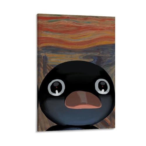 Noot Noot Poster auf Leinwand, Kunst, Gemälde, Büro, Zuhause, Wanddekoration, 50 x 75 cm Noot Noot Poster auf Leinwand, Kunst, Gemälde, Büro, Zuhause, Wanddekoration, 50 x 75 cm von Nestemfo