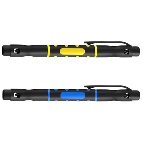 2 Stück Taschen-Schraubendreher, 4-in-1, tragbarer Schraubendreher, Multi-Tool-Stift, doppelseitig, für verschiedene Arbeiten und Reparaturen 2 Stück Taschen-Schraubendreher, 4-in-1, tragbarer Schraubendreher, Multi-Tool-Stift, doppelseitig, für verschiedene Arbeiten und Reparaturen von Nesthetics