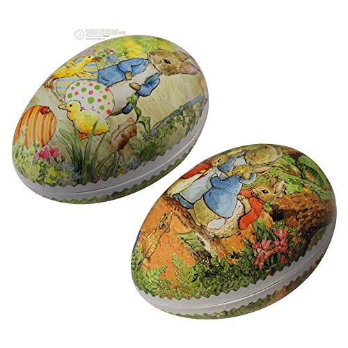 2er Set Bilderostereier zum Befüllen Beatrix Potter 15 cm bunt Sortiert, Ostereier, Osterdekoration, Eier, Füllei, Pappei, Papposterei von Nestler