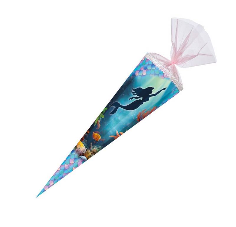 Nestler Windspiel Nestler Schultüte Meerjungfrau eckig mit Organzaverschluss Special Nestler Windspiel Nestler Schultüte Meerjungfrau eckig mit Organzaverschluss Special von Nestler