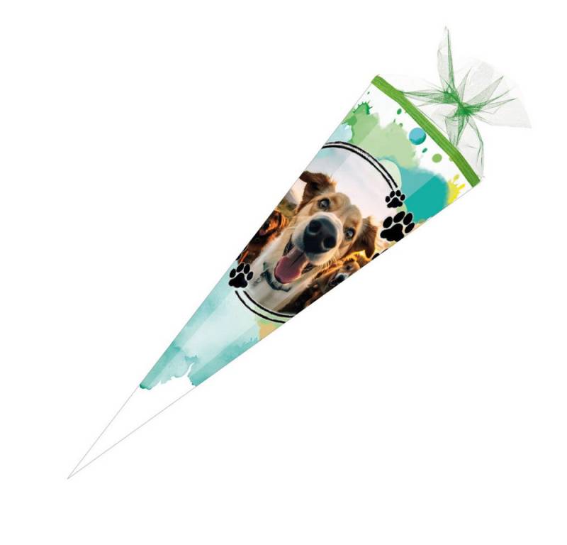 Nestler Windspiel Nestler Schultüte Show Dogs eckig mit Tüllverschluss 85cm von Nestler