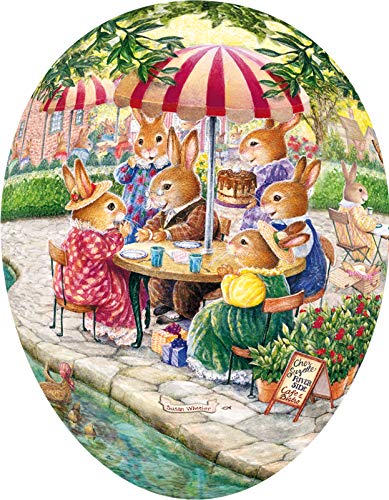 Nestler XL Osterei zum Befüllen 25cm - Handgemachte Eier aus Pappe mit Motiv Holly Pond Hill - Geburtstag - Liebevolles Ostergeschenk (Holly Pond Hill - Geburtstag) von Nestler