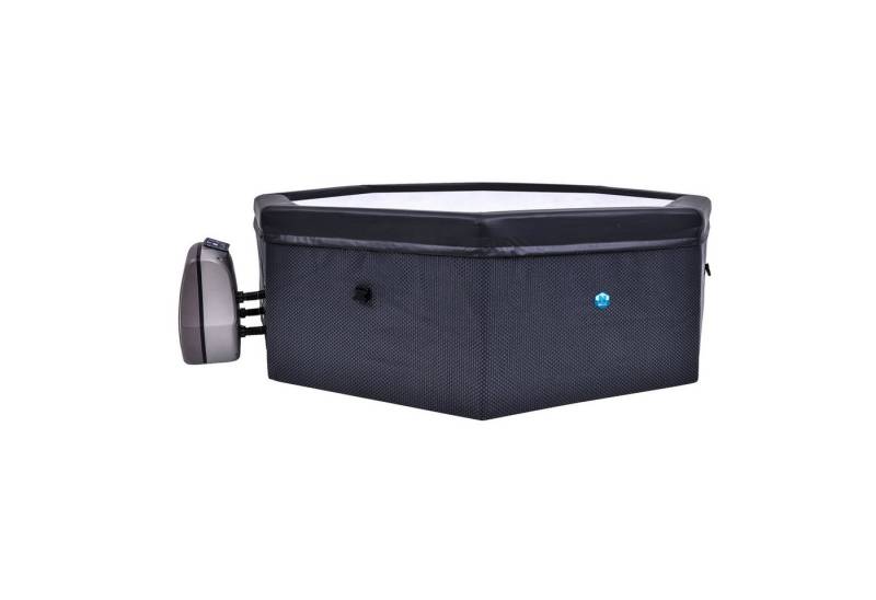 NetSpa Whirlpool NetSpa Octopus Outdoor Whirlpool halbstarr achteckig für 4-6 von NetSpa