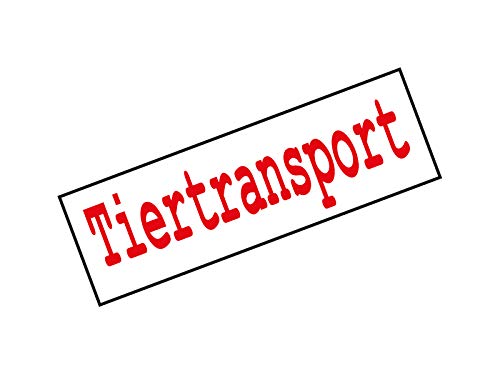 5 x Aufkleber Set Schild Tiertransport von NetSpares