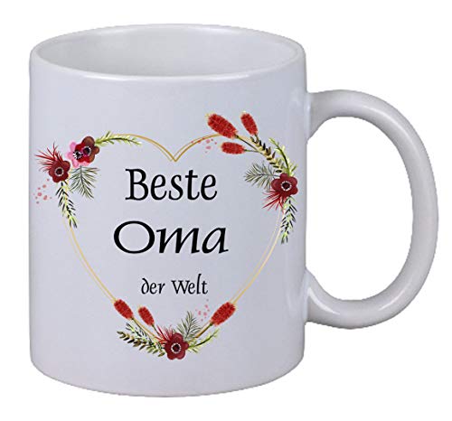 NetSpares Kaffee Tasse Beste Oma der Welt Weihnachten Geburtstag Geschenk von NetSpares