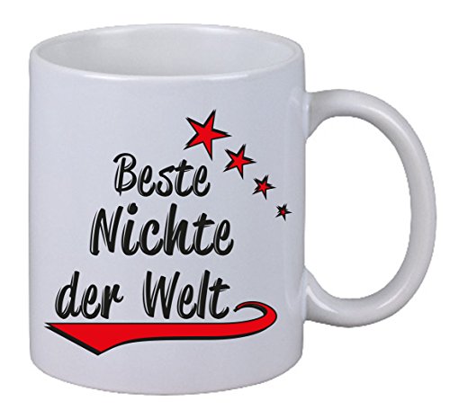 NetSpares Kaffee Tasse Kaffebecher Merry X-Mas Beste Nichte Der Welt Geschenk Christmas von NetSpares
