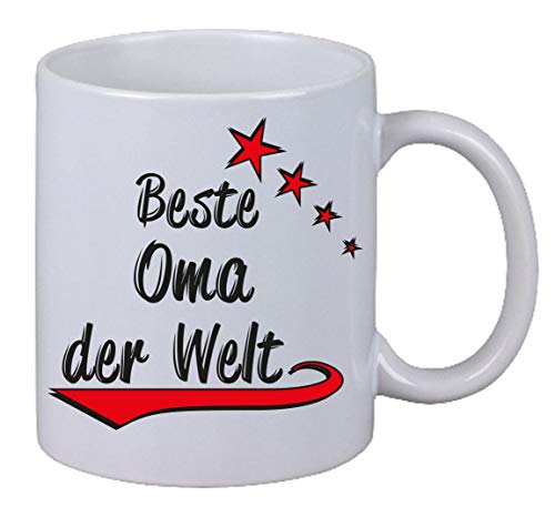 NetSpares Kaffee Tasse Kaffebecher Merry X-Mas Beste Oma der Welt Geschenk Christmas NEU von NetSpares