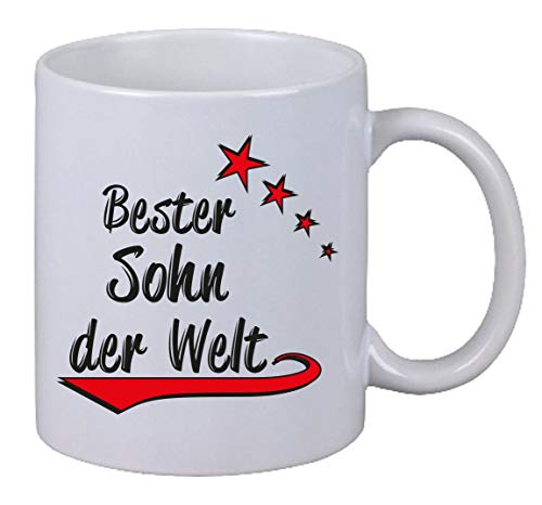 NetSpares Kaffee Tasse Kaffebecher Merry X-Mas Bester Sohn Der Welt Geschenk Christmas NEU von NetSpares