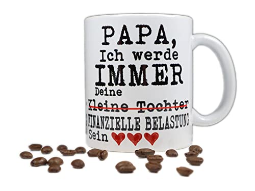 Kaffee Tasse Papa ich werde immer deine finanzielle belastung sein Geschenk Weihnachten von Netspares