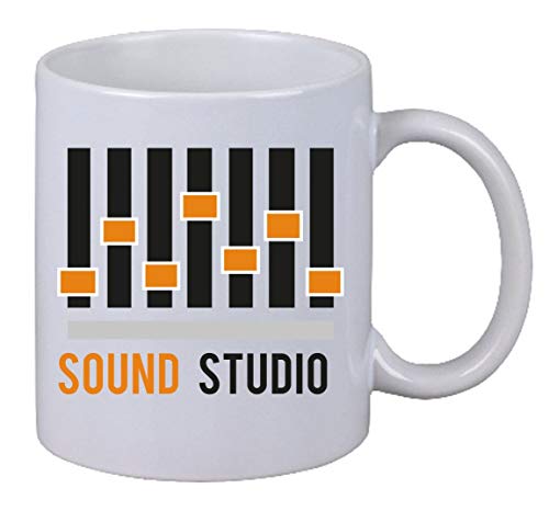 NetSpares Kaffee Tasse Sound Studio Party DJ Music Disco Club Event Pub Geschenk X-Mas von NetSpares