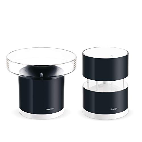 Set Regenmesser + Windmesser für die Netatmo Smarte Wetterstation + WLAN + Kabellos + Amazon Alexa von Netatmo